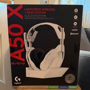 ASTRO A50X Wireless Gaming Headset with Base Station - White